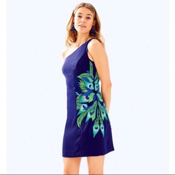 Lilly Pulitzer Dresses & Skirts - NWT Lilly Pulitzer Jamie Dress Peacock Embroidery